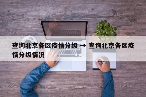 查询北京各区疫情分级 → 查询北京各区疫情分级情况
