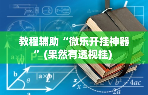 教程辅助“微乐开挂神器”(果然有透视挂) 