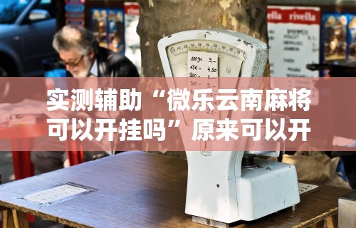 实测辅助“微乐云南麻将可以开挂吗”原来可以开挂