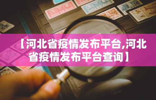 【河北省疫情发布平台,河北省疫情发布平台查询】