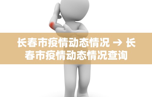 长春市疫情动态情况 → 长春市疫情动态情况查询