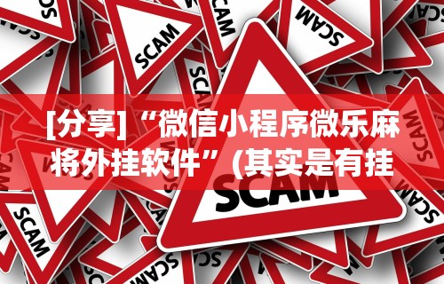 [分享]“微信小程序微乐麻将外挂软件”(其实是有挂)