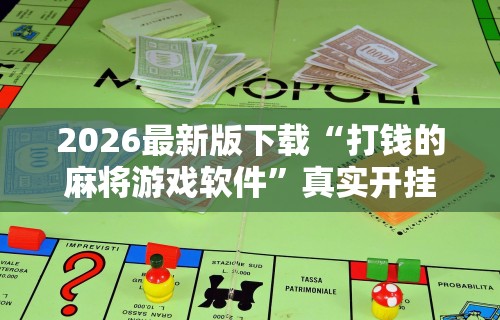 2026最新版下载“打钱的麻将游戏软件”真实开挂技巧分享