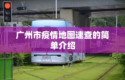 广州市疫情地图速查的简单介绍