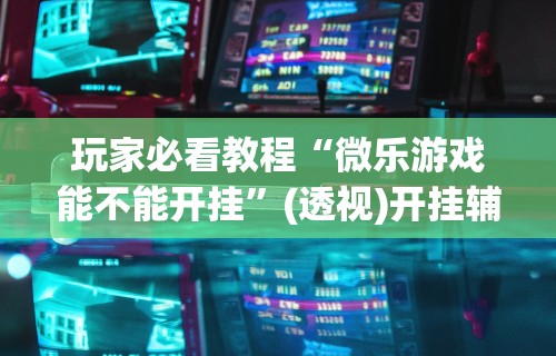 玩家必看教程“微乐游戏能不能开挂”(透视)开挂辅助脚本+详细开挂安装教程