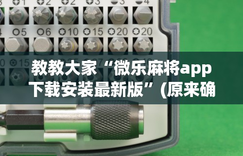 辅助最新信息“手机上打麻将必胜软件包头能玩吗”开挂辅助脚本+详细开挂安装教程
