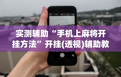 实测辅助“手机上麻将开挂方法	”开挂(透视)辅助教程
