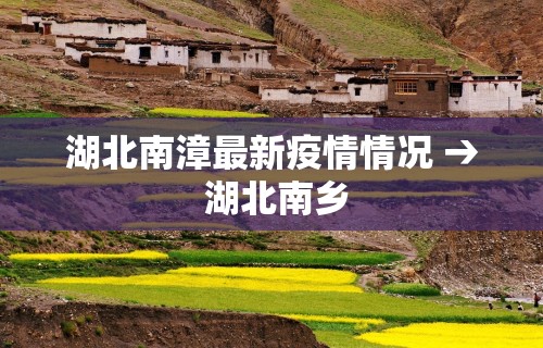 湖北南漳最新疫情情况 → 湖北南乡