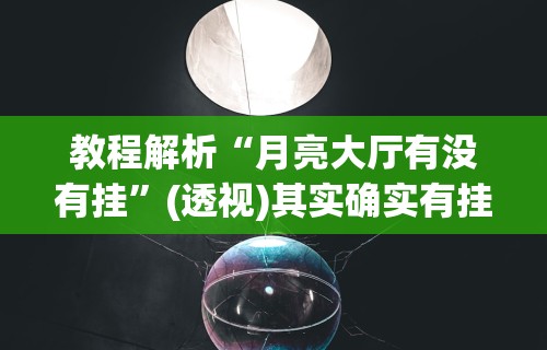 教程解析“月亮大厅有没有挂”(透视)其实确实有挂