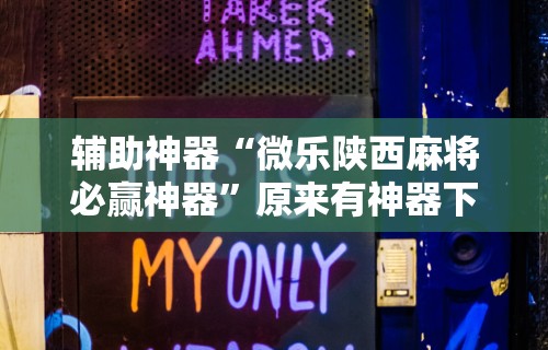 辅助神器“微乐陕西麻将必赢神器”原来有神器下载！