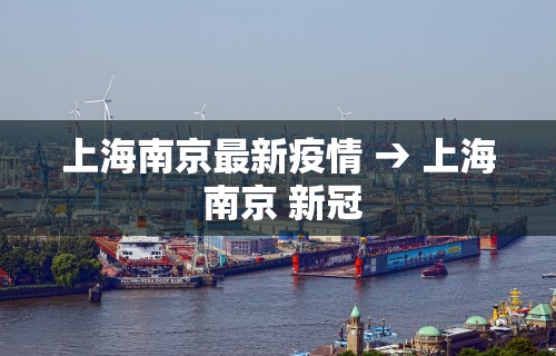 上海南京最新疫情 → 上海 南京 新冠