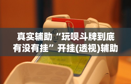 真实辅助“玩呗斗牌到底有没有挂”开挂(透视)辅助教程