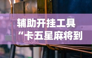 辅助开挂工具“卡五星麻将到底有没有挂透视辅助”(详细开挂教程)