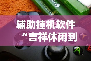 辅助挂机软件“吉祥休闲到底有没有挂”确实果然有挂 