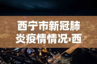 西宁市新冠肺炎疫情情况›西宁市新冠肺炎疫情情况报告