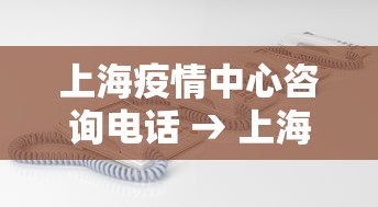 上海疫情中心咨询电话 → 上海疫情中心电话123320