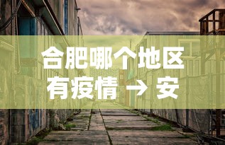 合肥哪个地区有疫情 → 安徽合肥市有疫情吗