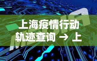 上海疫情行动轨迹查询 → 上海疫情病例活动轨迹