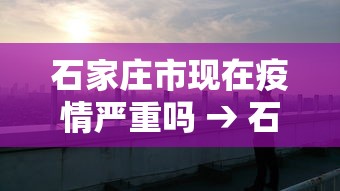 石家庄市现在疫情严重吗 → 石家庄现在疫情有多严重