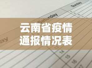 云南省疫情通报情况表 → 云南省疫情公布