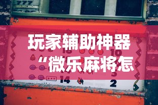 玩家辅助神器“微乐麻将怎么打才能赢”(果然有透视挂) 