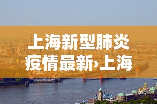 上海新型肺炎疫情最新›上海新冠肺炎最新动态