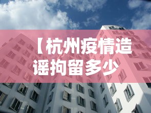 【杭州疫情造谣拘留多少天,杭州造谣案进展】