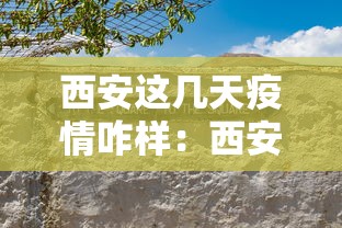 西安这几天疫情咋样：西安疫情今天增加了吗