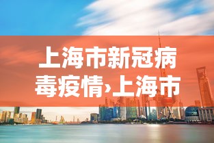 上海市新冠病毒疫情›上海市新冠肺炎疫情